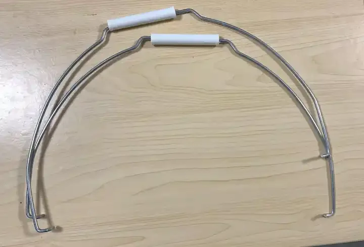 15l High-Brightness Metal Wire Bucket Handle With Plastic Grip 25l Galvanized High-Strength Bucket Handle