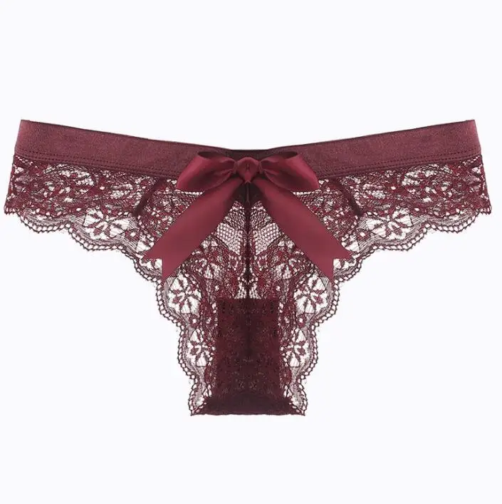 Sexy Lace Thong Women Butterfly Low Waist Panties Transparent Underwear Ladies Briefs Lingerie Pant Under ware Women Lingerie