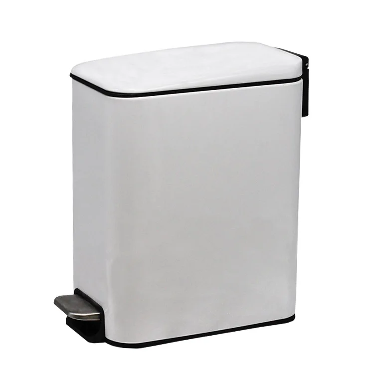 BX rectangle 5L black cold sheet step trash can trash bin waste bin