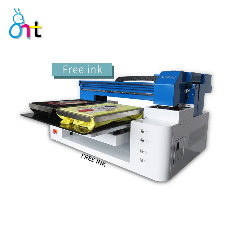 AntPrint t-shirt  printing machine a1dtg printer t-shirt printing machine 8 channels 4 color 4 station t-shirt screen printing