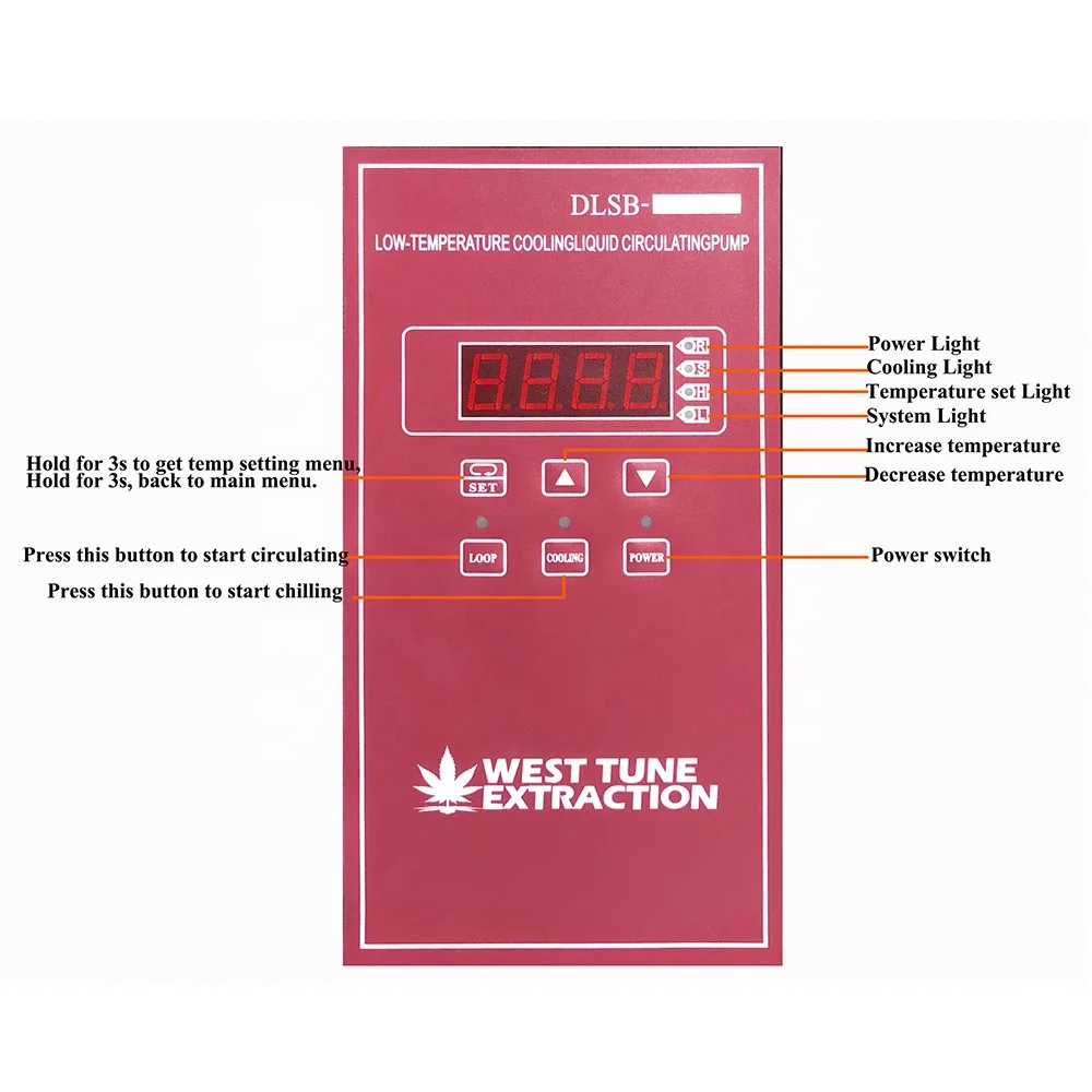 
20L -20degree thermostatic refrigerated circulating bath water chiller pump 