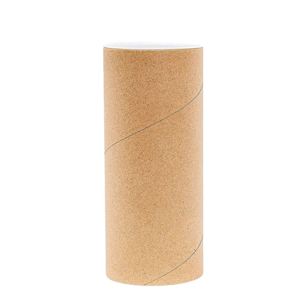 Ready ship hair beard essential oil serum glass dropper bottle recyclable matte black kraft paper tube cardboard cylinder box