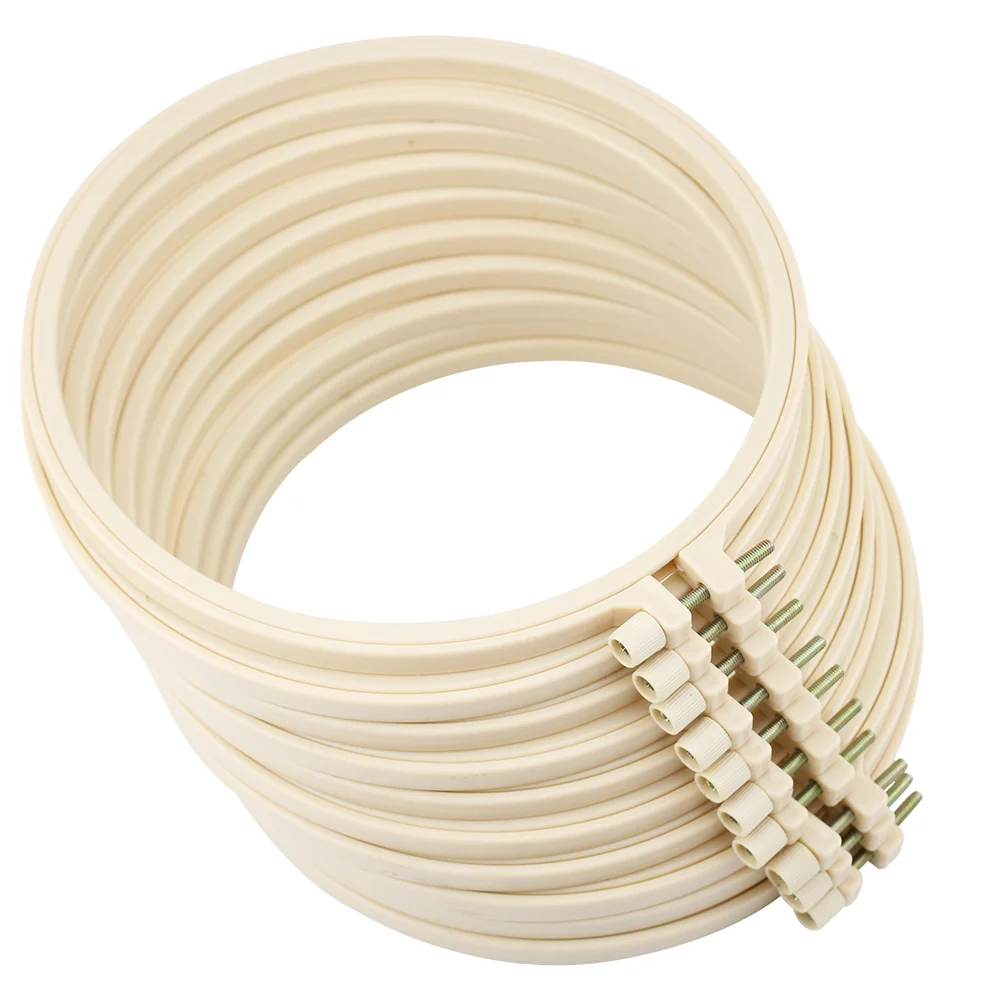 Wholesale Plastic Round Embroidery Frame Accessory Craft DIY Kit Embroidery Hoop