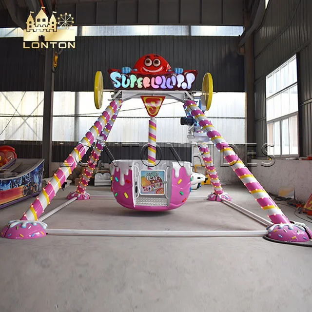 Hot Sell Amusement Rides Thrilling Equipment Swing Candy Pendulum Attraction Kids Hammer Rides