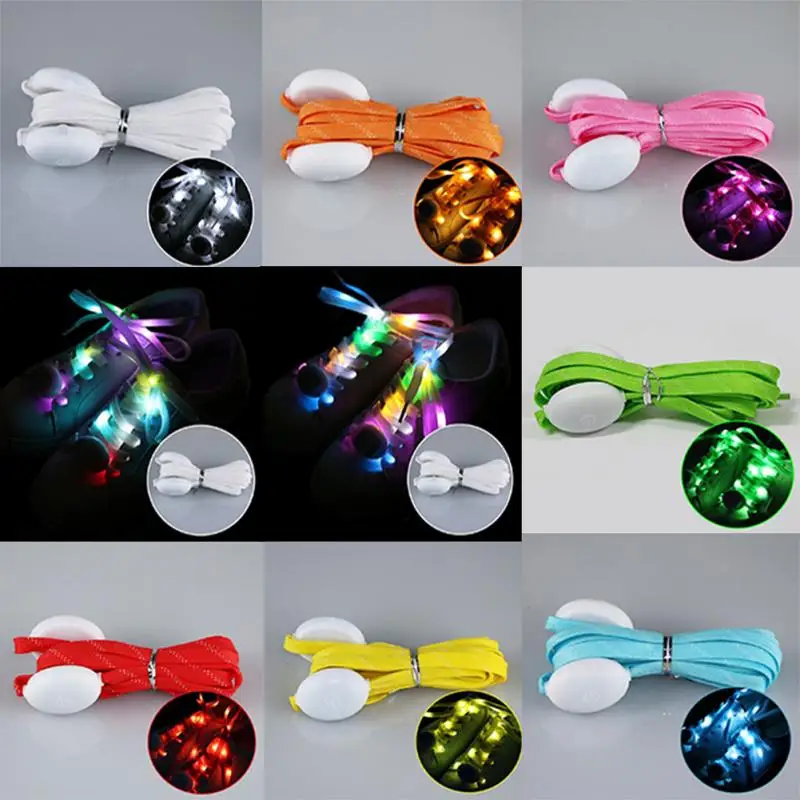 8th generation 120cm  nylon Led shoelace light up cordones led