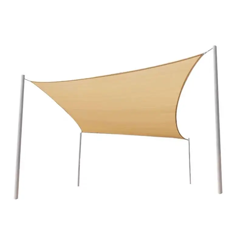 Square Sand UV Block Sun Shade Sail Perfect for Outdoor Patio Garden