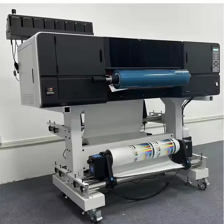 60 см UV xp600 * 3 dtf принтер uv A1 рулон в с ламинатор для наклейки