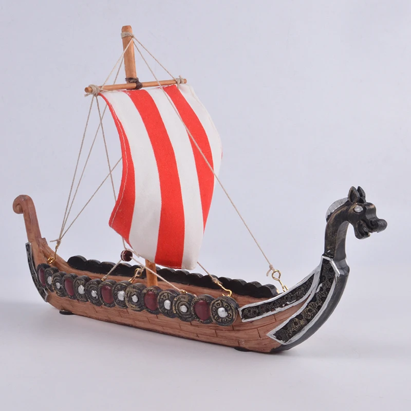 New creative retro viking pirate ship ornaments home decoration dragon boat incense board holiday gifts