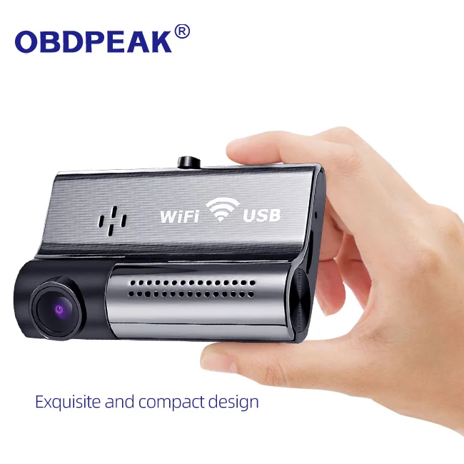 FHD 1080P Super Night Vision Dash Camera Hidden Mini Camera USB WIFI APP Video Recorder 24H Parking Surveillance Car DVR