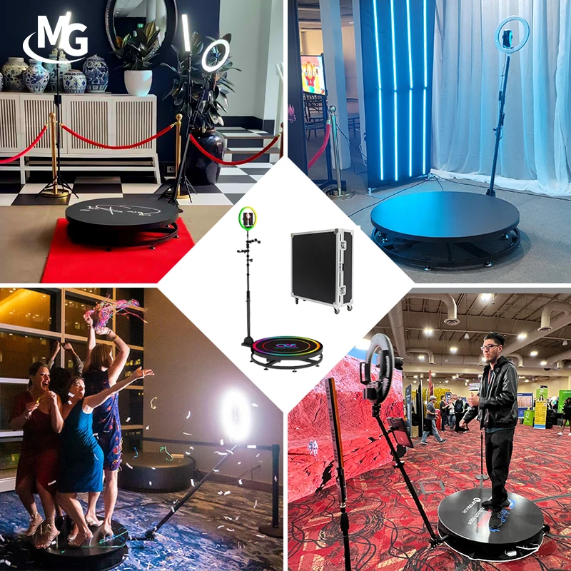 360 Photo Studio Magic Mirror Photo Studio 360 Automatic Slow Rotating Ring Light