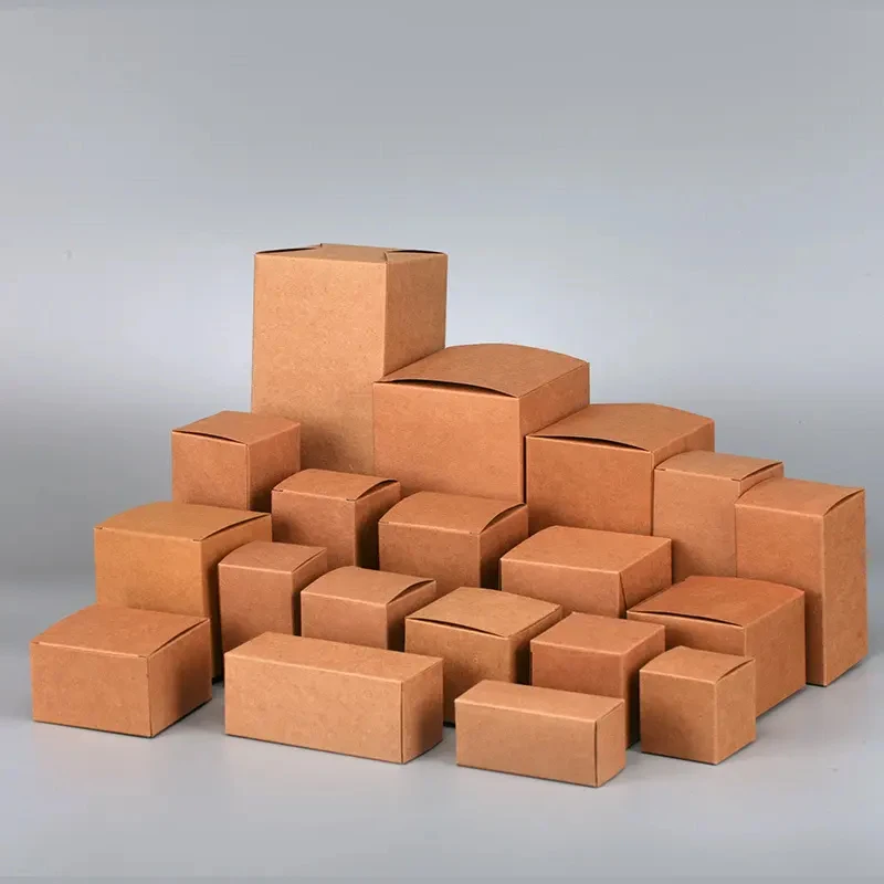 Bulk Cheap Custom Logo Blank Kraft Cardboard Box White Package Box Corrugated Board Paper Box