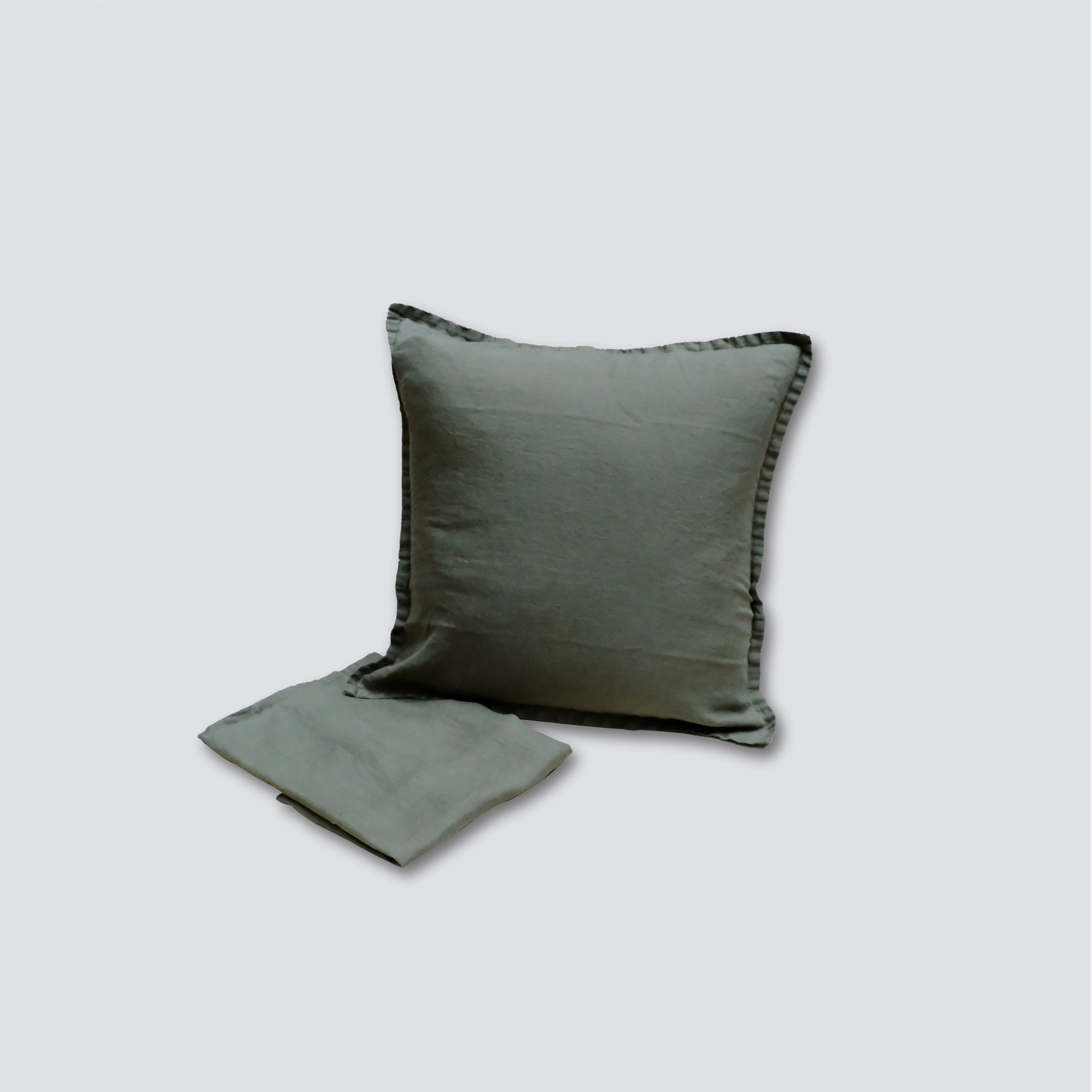 NS FURNITURE Square soft Belgium washed linen square fashion pillow home decor