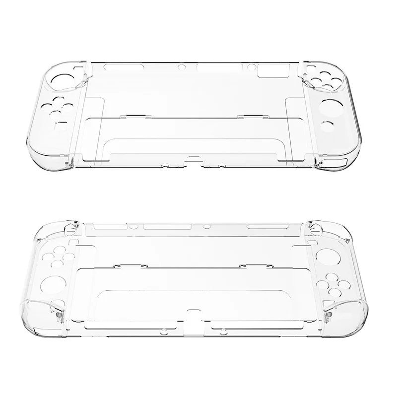 Хрустальный футляр для игровой приставки Nintendo Switch (Oled Lite Полное покрытие полный прозрачный защитный чехол Ns Lite аксессуары Pc чехол