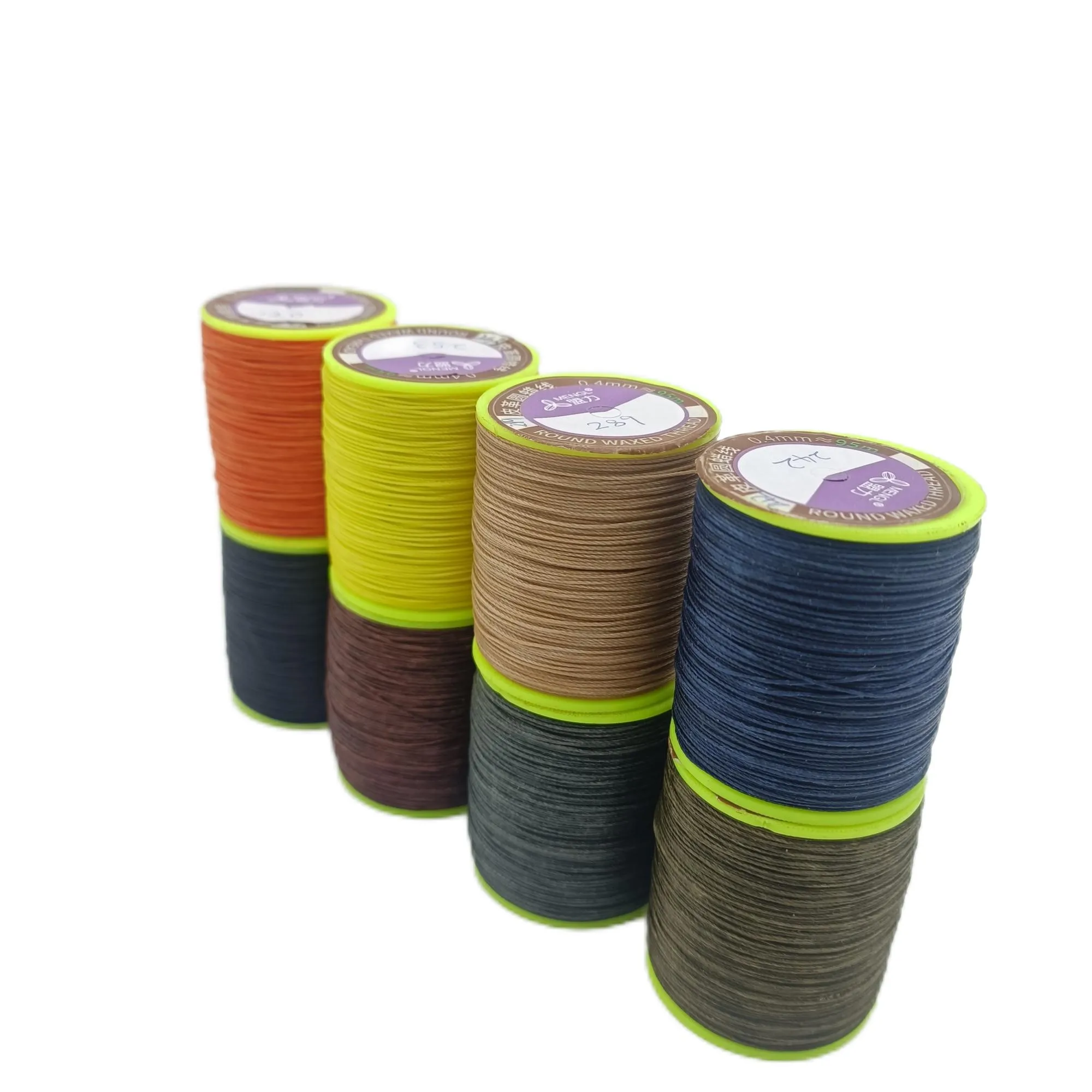 nylon bonded waxed thread DIY 0.65mm mengli nylon waxed thread for beading & bracelet