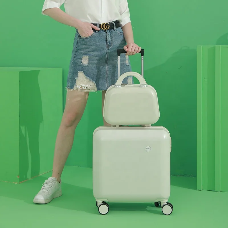 children carry on luggage trolley travel bag mini suitcase for kids