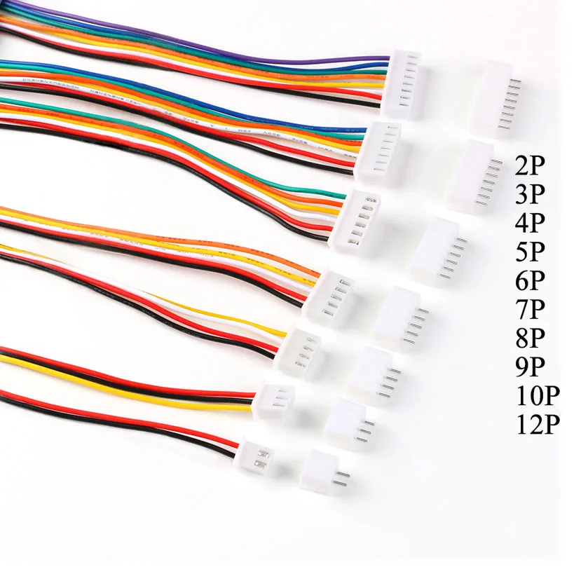 Custom JST PH 2.0MM 2/4/6/8 Pin Connector Electronic Wiring Wire Harness Cable Assembly for Electric