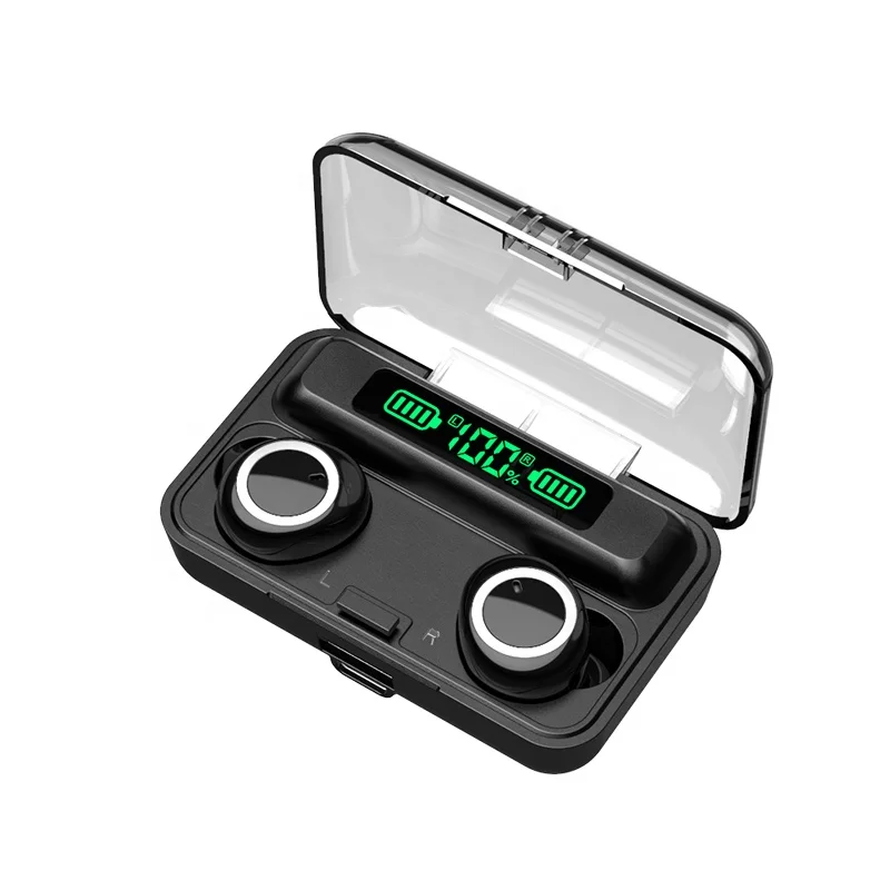 
2021 New f9-3 Auriculares Tws f9 Touch Control Earphones 9D Sound f9-3 tws built-in 2000mah power bank 