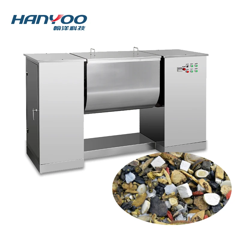 HANYOO Chemical Agriculture Mixer Machine Trough Type Lithium Titanium Oxide Mortar Yeast Mixing Equipment