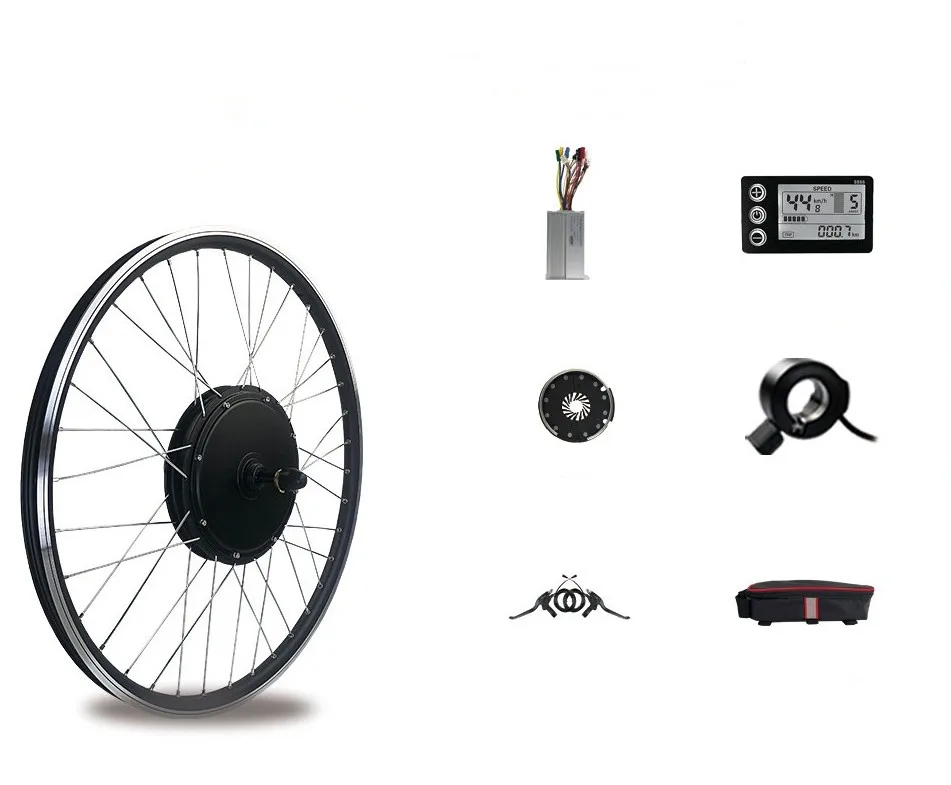 Factory Supply Bicycle Mountain Bike Modified Electric Bike 48V1500W Rear Drive Spin Conversion Kit