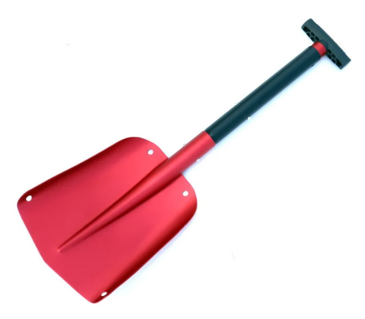 Aluminum Collapsible Snow Removal Shovel for Car Portable Emergency Folding Snow Shovel for Driveway Snowmobiles Camping