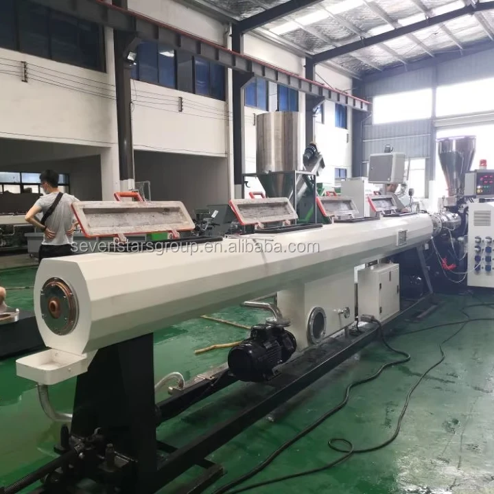 Sevenstars Factory Price Hot Sale Easy To Operate 50-110mm PVC Plastic Pipe Extruder Production Line