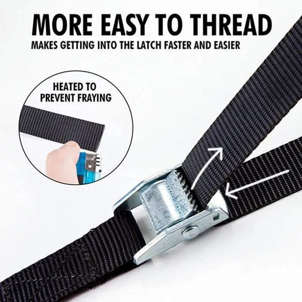 Factory high quality customized Cargo Lash Luggage Nylon Belt with Metal Buckle