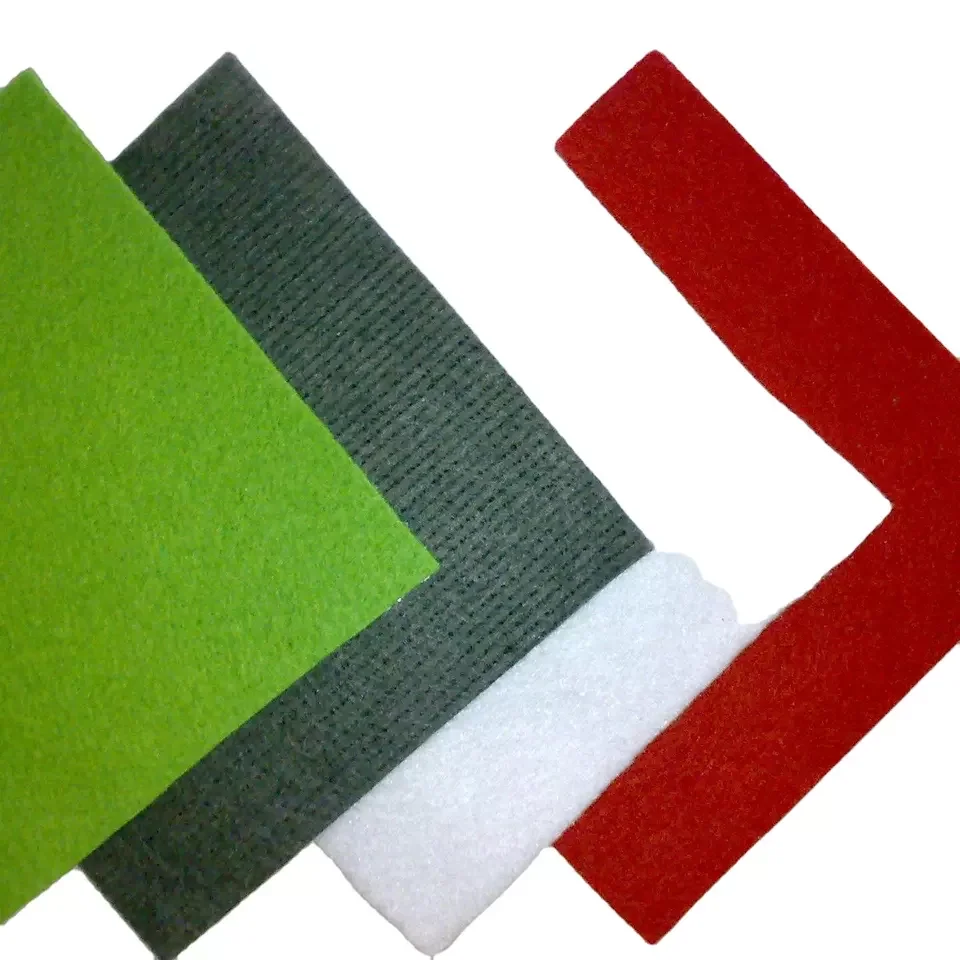 PP PET staple fiber needle-punched non-woven geotextiles for highway railway dam reserviors