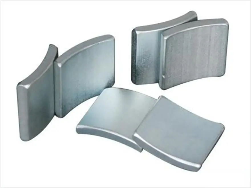 Strong magnetic ceramic arc magnet, rectangular magnet
