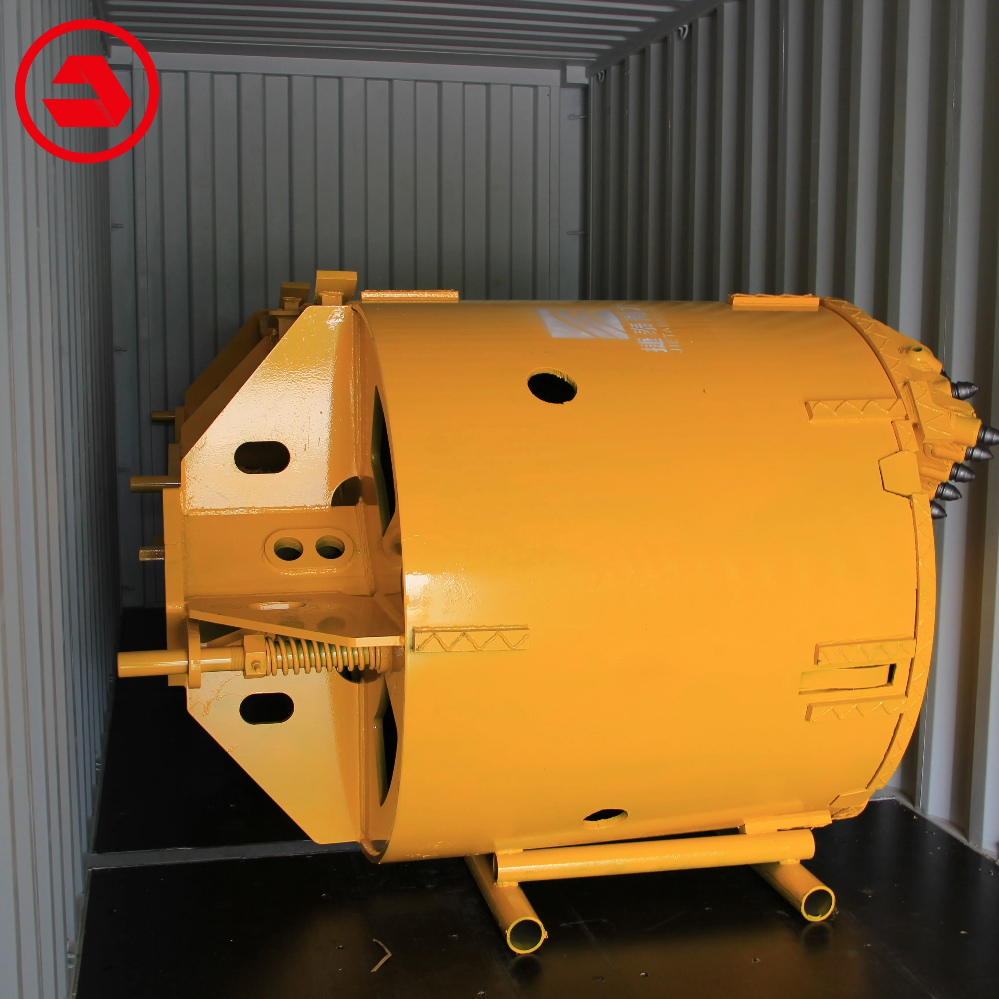 100%High Quality Rotary Drilling Tools 1500mm Drilling Bucket Core Barrel With Bullet Teeth