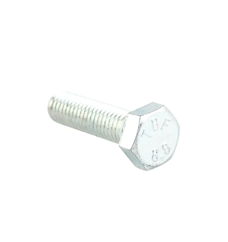 High strength GB5783 industrial hexagon head screw M6 M8 M10 M12 galvanized hexagon bolt