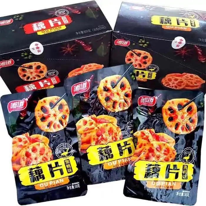 
Wholesale healthy Chinese specialty snacks sweet and spicy pickled pickles organic vegetables lotus roots lotus root slices 