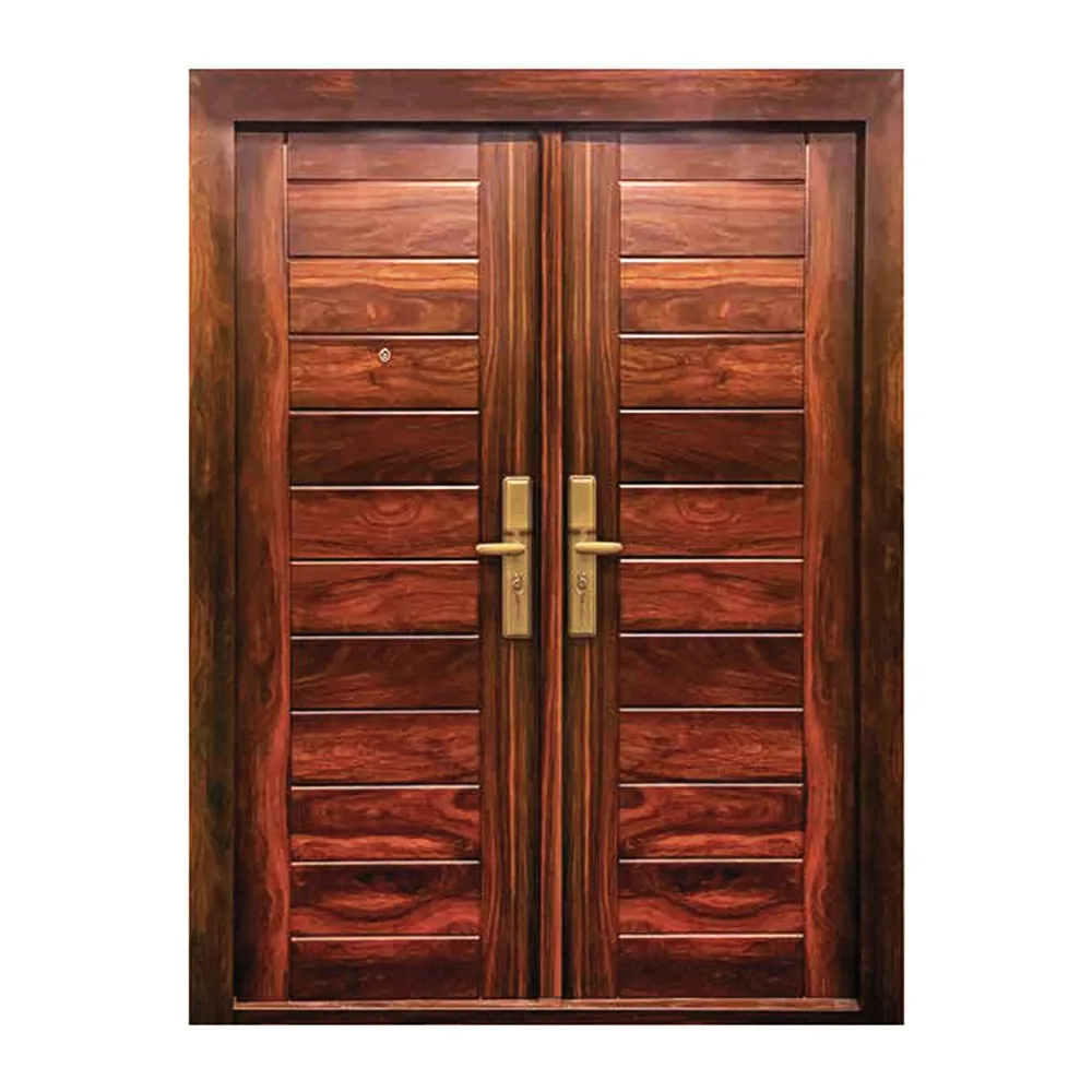 PPD Customized Exterior Main Gate Door Designs Front Iron Entry Doors Entrance Security Steel Door For House