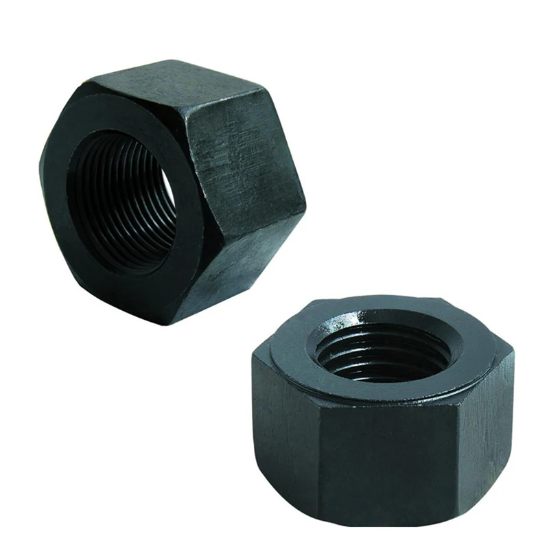 M6 ASTM A194 Grade 4  Heavy Hex Nut carbon Steel hex nut with PTFE coating