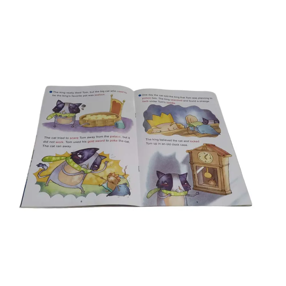 World classic English story book of the Adventure of Tom Thumb with talking pen for kids