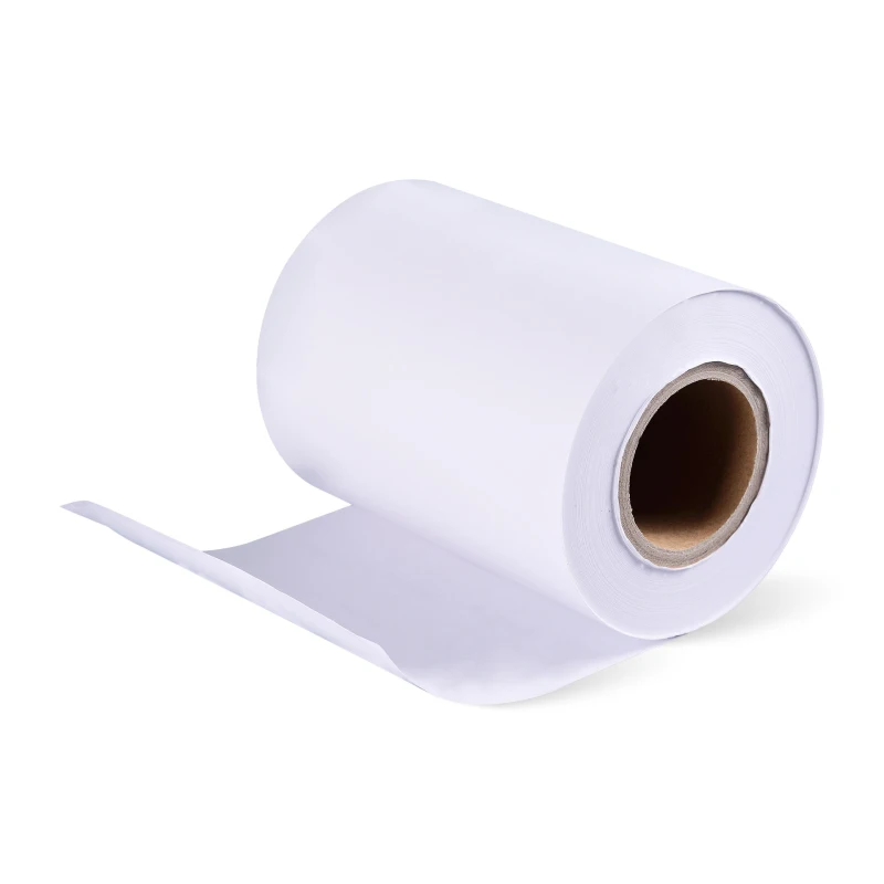 Jumbo Roll Synthetic Paper Stickers Wrapping Film Materials PP Synthetic Paper for Direct Thermal Transfer Label