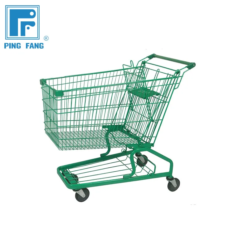 Hot Sale German Style Metal Supermarket Shopping Cart German Supermarket Trolley