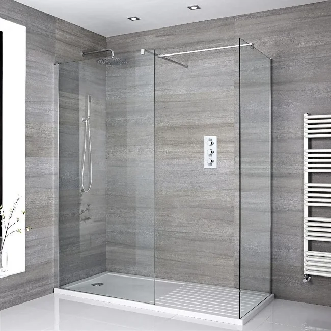 wholesale tempered glass bathroom large shower room