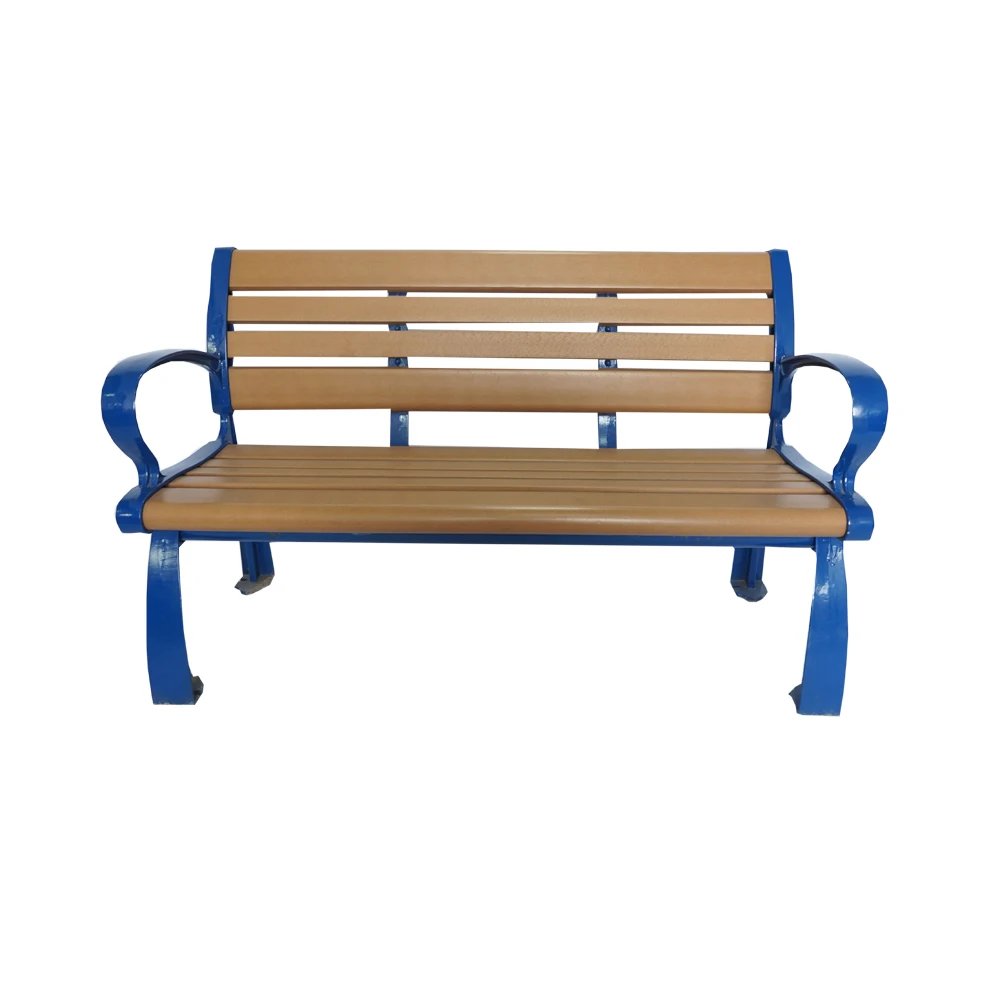 
Factory Price rain-proof Outdoor WPC/HDPE composite plastic wood public park bench 