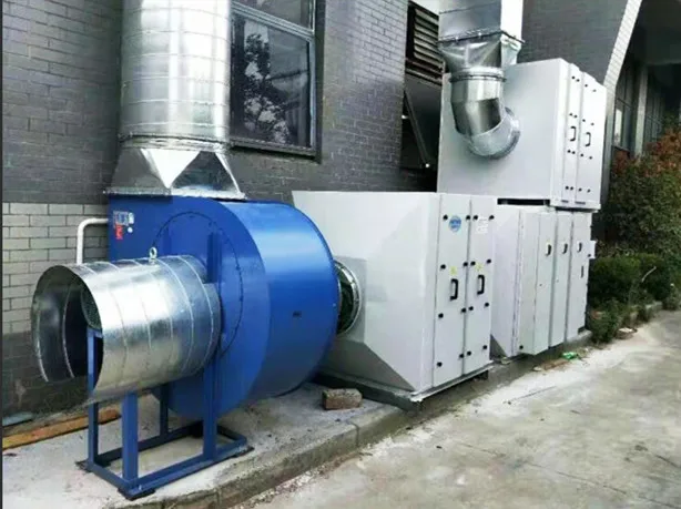 Large CFM cooling and dust removal extractor blower centrifugal fan for shopping mall ventilation