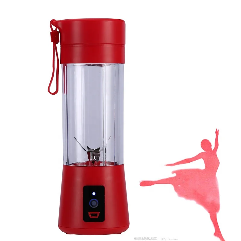 Wholesale  Licuadora Portatil Smoothie 380ML 6 blades juicers mini USB Fruit Juicer cup for loose weight