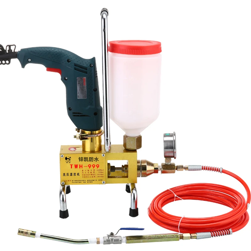 High pressure injection water-soluble  polyurethane   oil-soluble  epoxy Acrylic resin material grouting machine