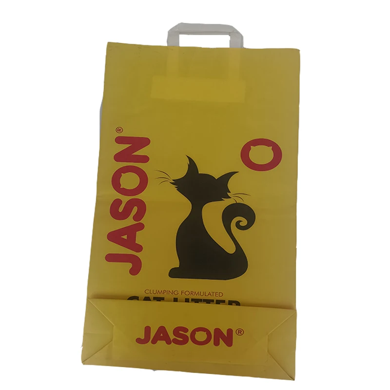 Hot Selling Pet Supplies Cat Litter Paper Bag Cat Litter Pellet Biodegradable Cat Litter Kraft Paper Bags For Household