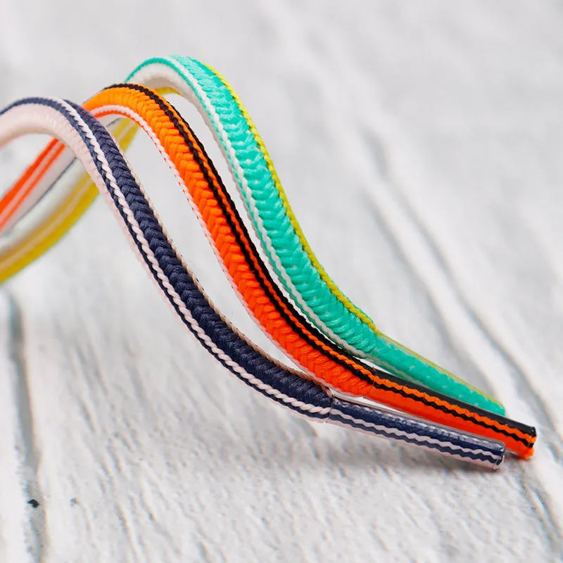 Weiou Multifunction Wholesale Shoe Lace  Multi colors round Hooded Rope High Quality Sneaker Laces darwcords