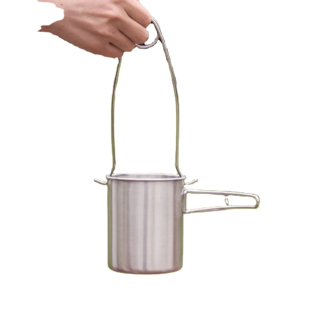 wholesale    Customized  stainless steel   1000ML  water bottle  and  750ML water cup  with  mouth spreader hanger  for camping