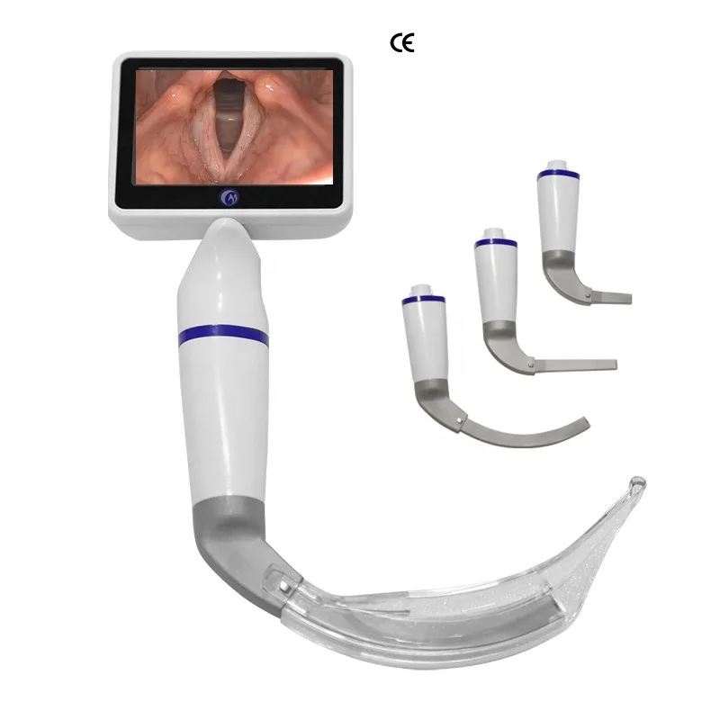 USB  Pediatric and Adult Use Electronic anesthesia disposable medical video laryngoscope blade