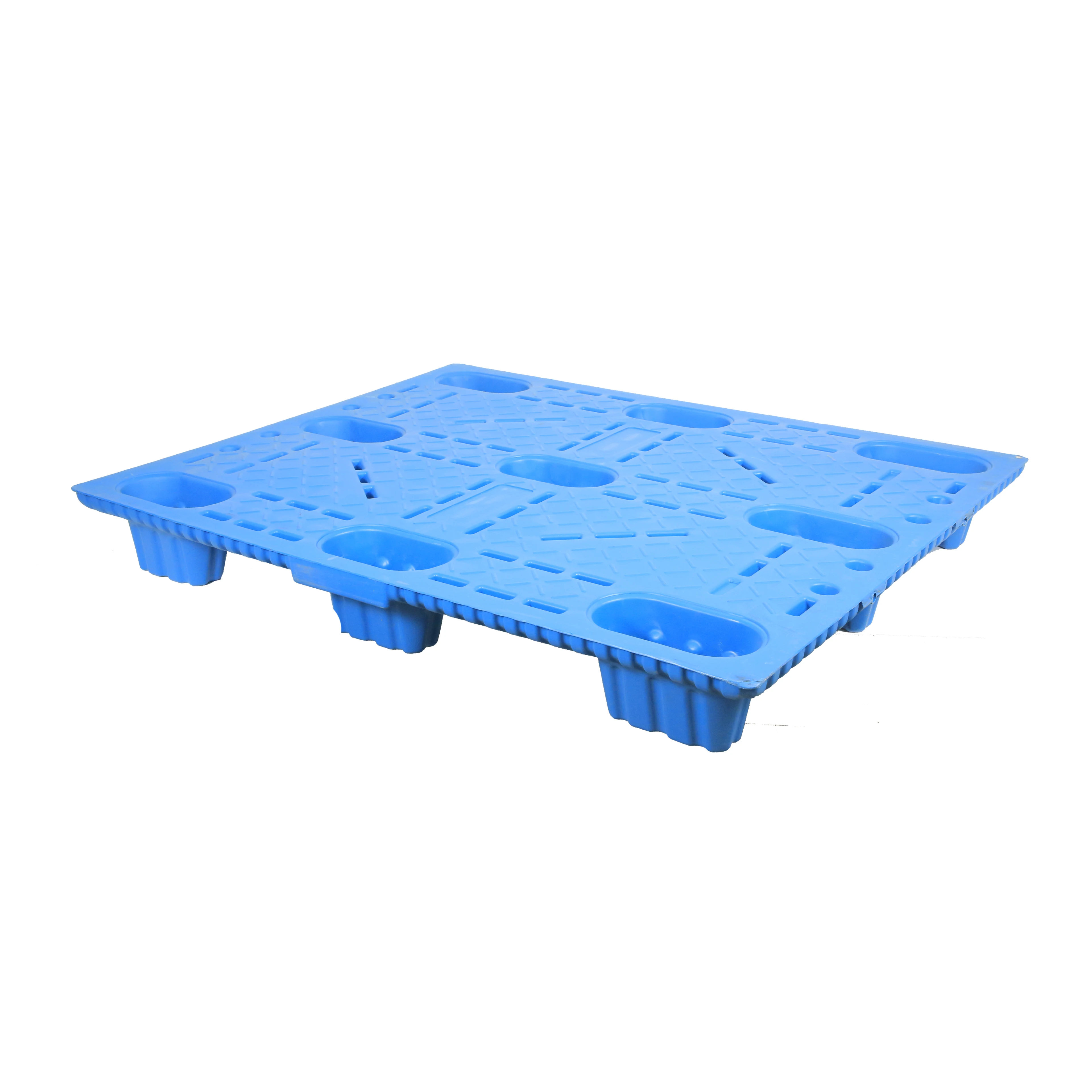 High impact resistance single side use blow mold enlightening plastic pallet