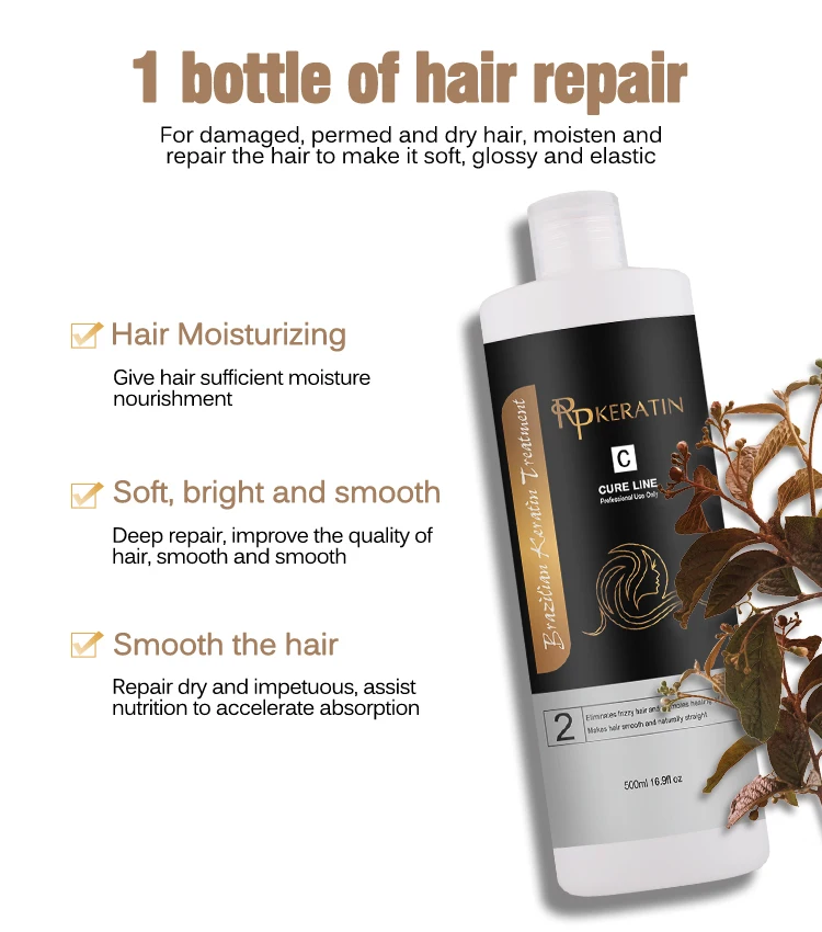 Best Salon Hydrolized Keratina Smooth Brazilian Cream Keratin Hair Treatment Without Formaldehyde
