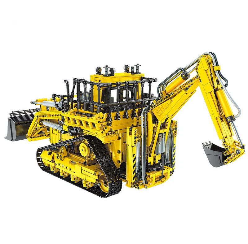 Mould King hot 17023 High-Tech APP RC Truck Toys Bulldozer Toy Model Children Learning Toy Educational Kid Brick Building Block