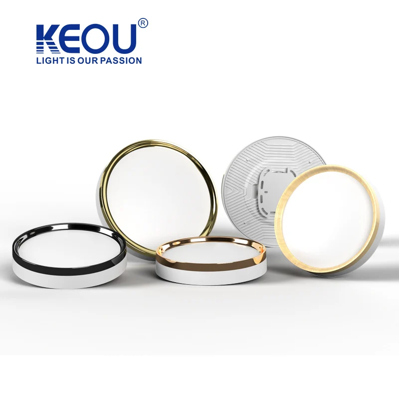 Ultra Slim Surface Round Rgb Color Side Lighting Led Panel Lights 24W 36W Ceiling Light