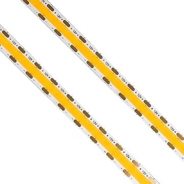 5mm wide pcb ip20 2700K to 6500K 24V 12V 400leds/m COB led strip white led light strip chip cob led strip